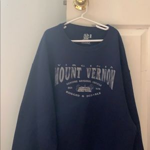 Navy sweatshirt
